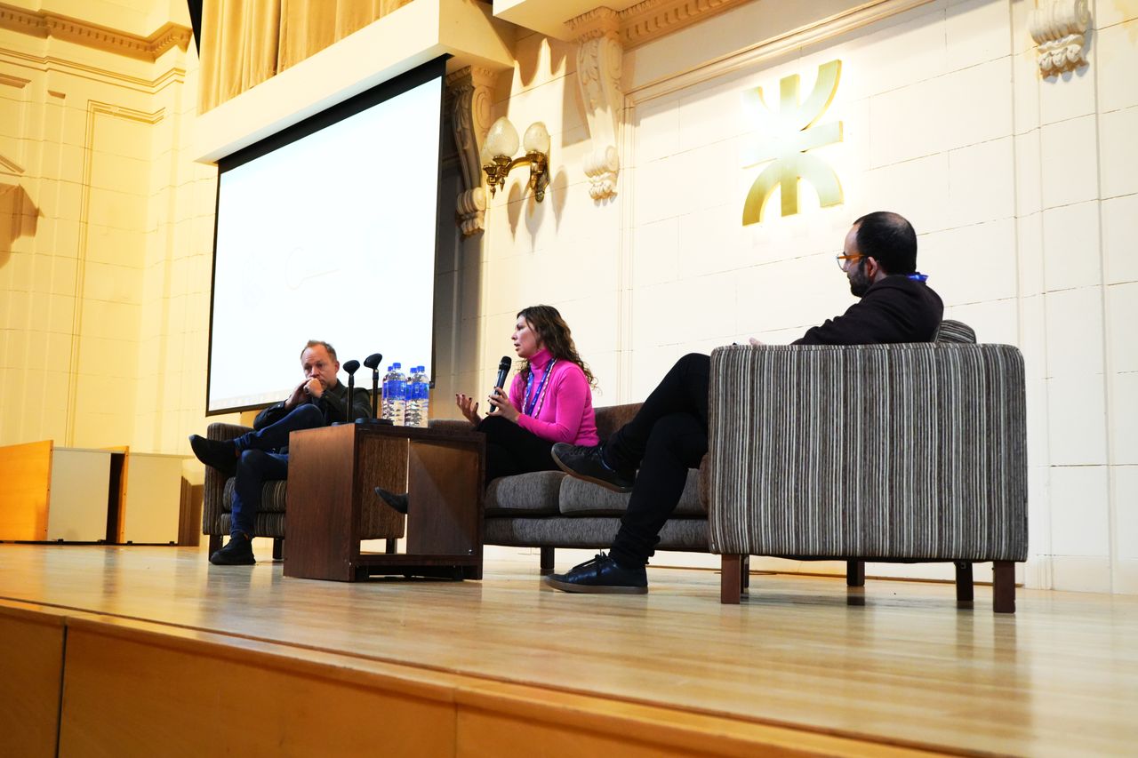 Panel on stage at the 2025 edition